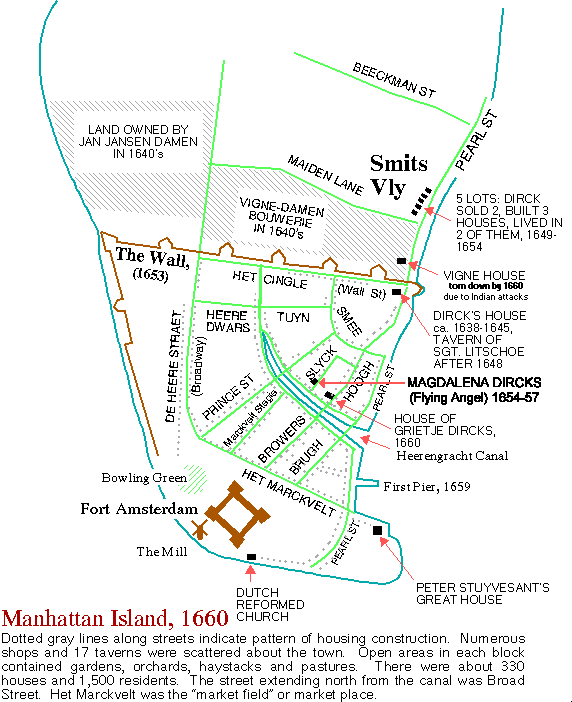 Map of Manhattan Island